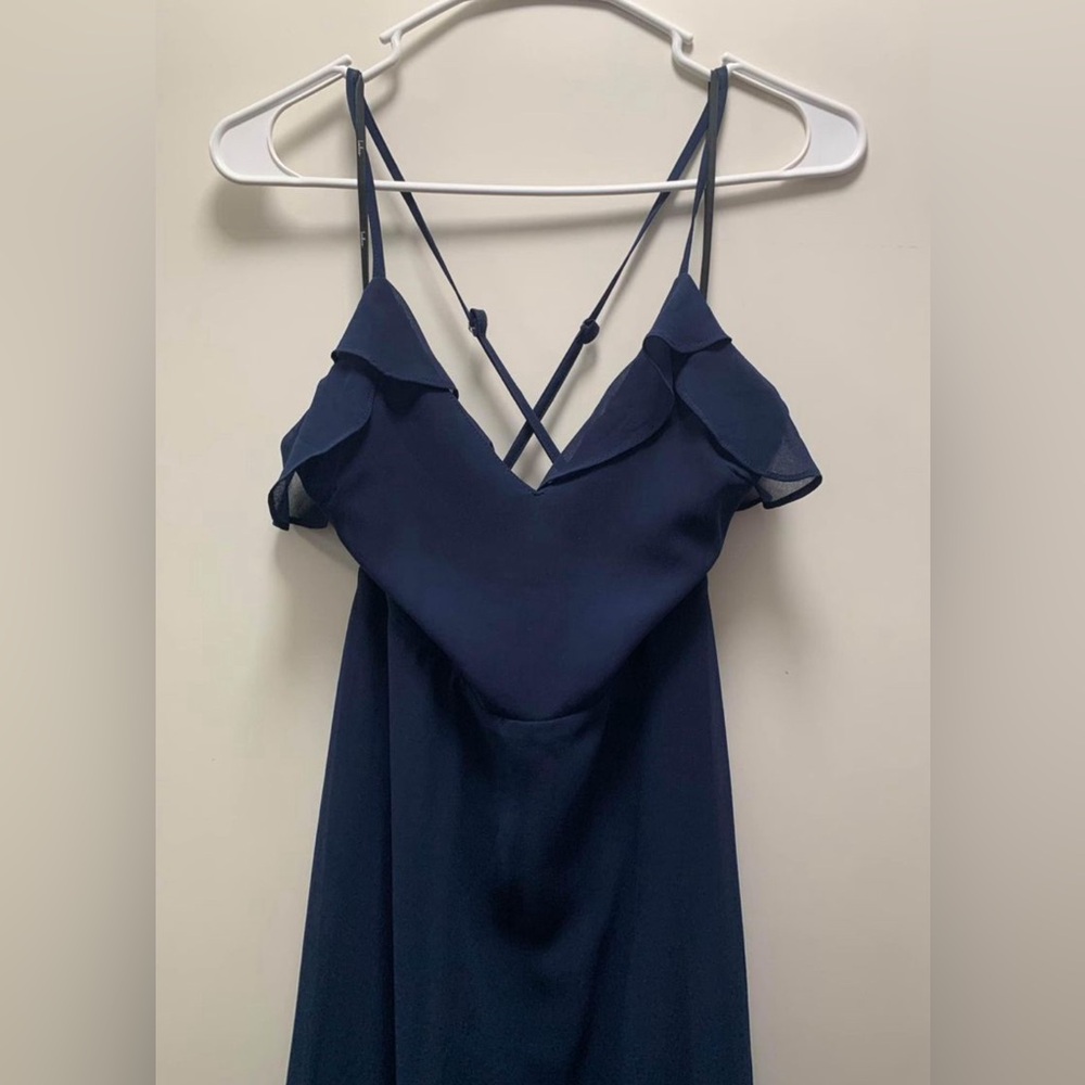 Lulus blue evening dress